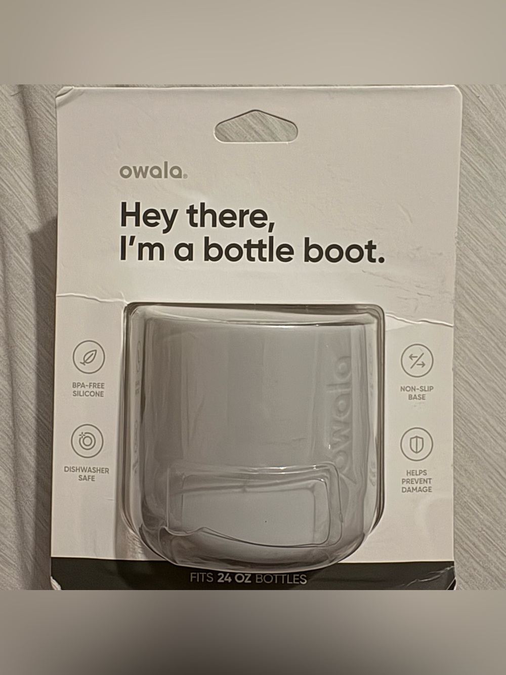 6/$20 OWALA Gray Bottle Boot Silicone Boot - for 24 oz bottle. NWT